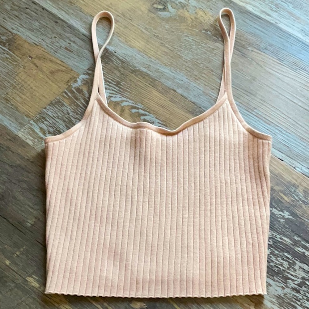 Pacsun LA Hearts Ribbed Tank Top
